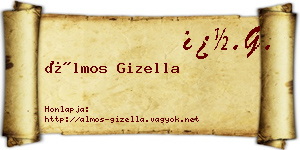 Álmos Gizella névjegykártya